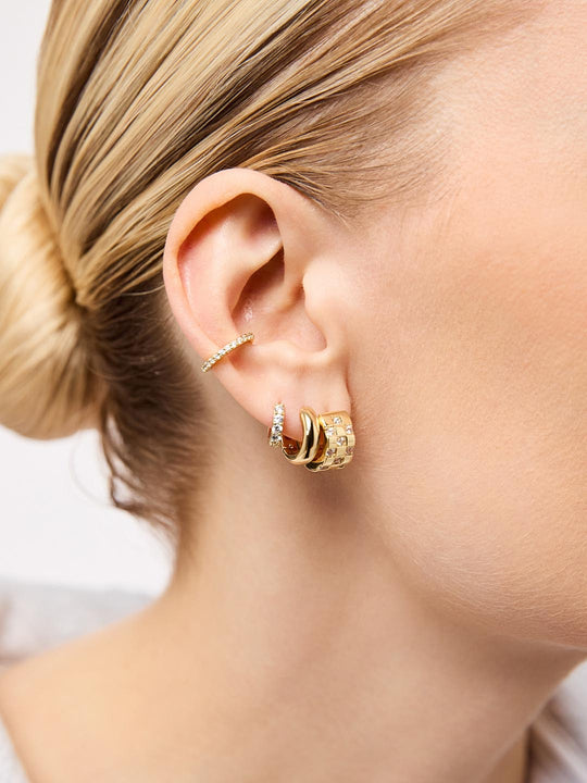 Bold Huggie Hoops Earrings