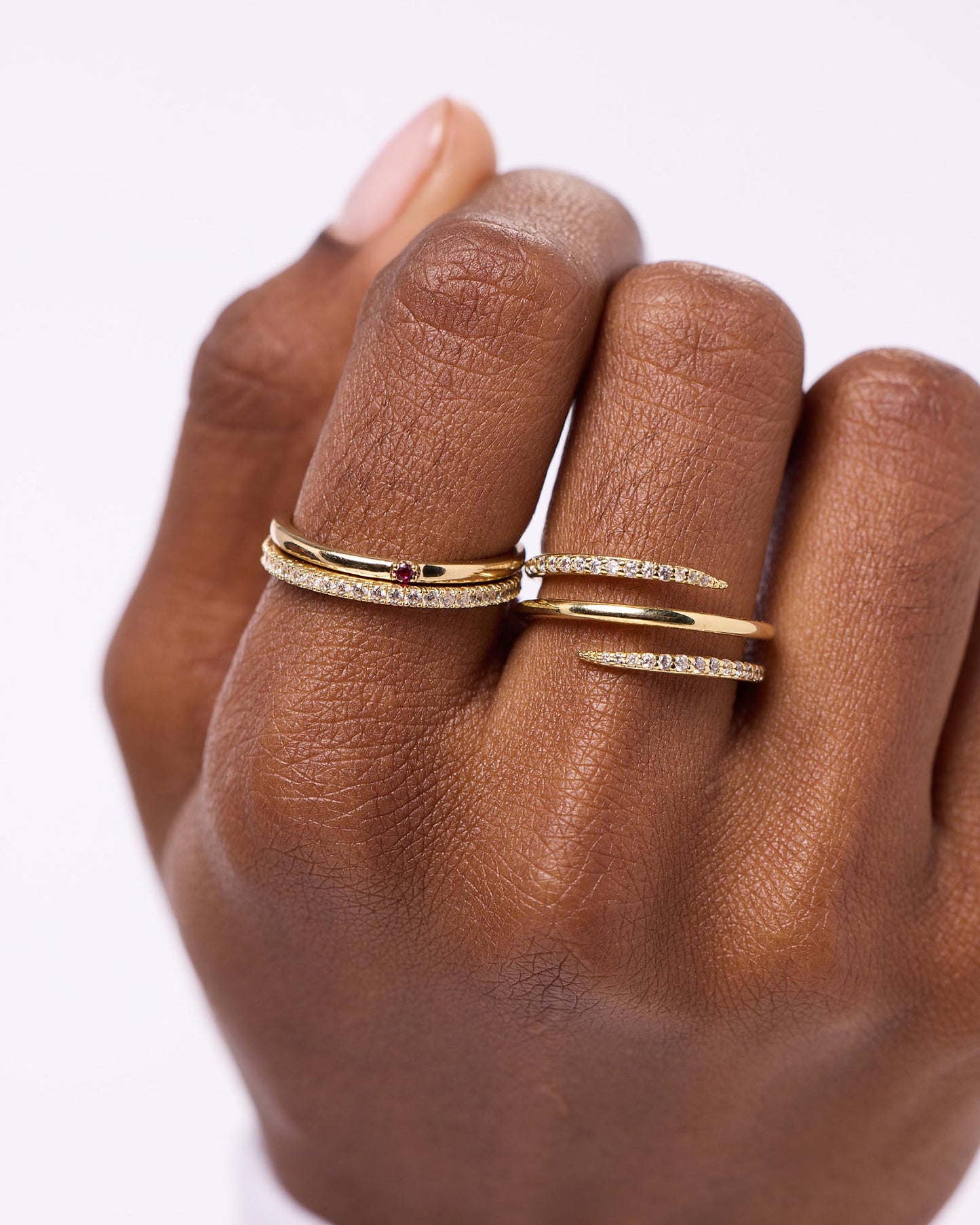 Solid Yellow Gold - Solo Birthstone Ring | Ana Luisa Jewelry