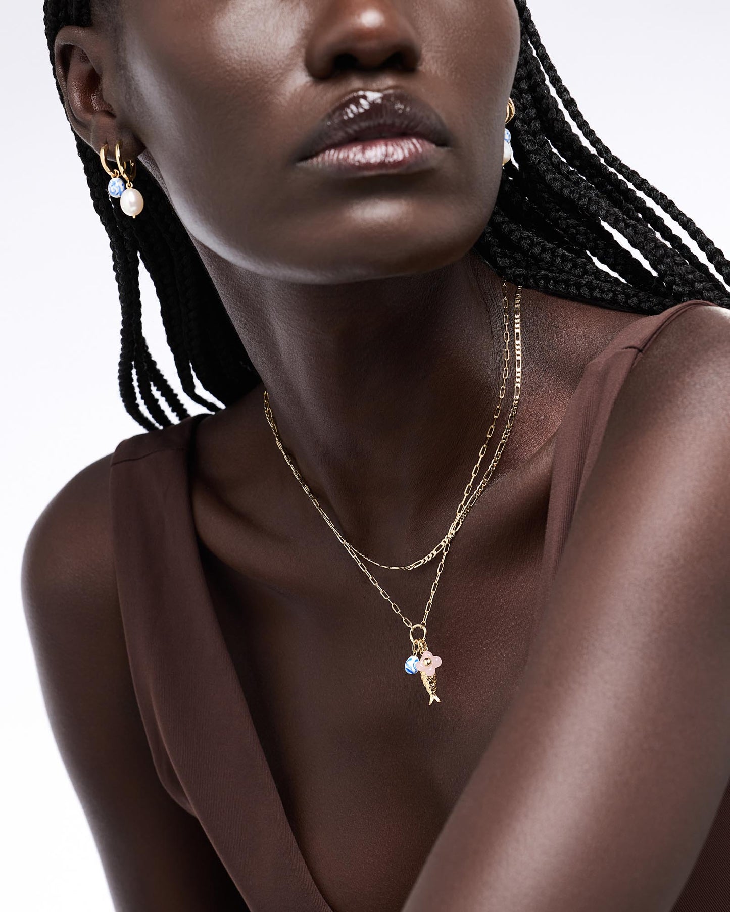 Charm Necklace - Flora Charm Necklace | Ana Luisa Jewelry