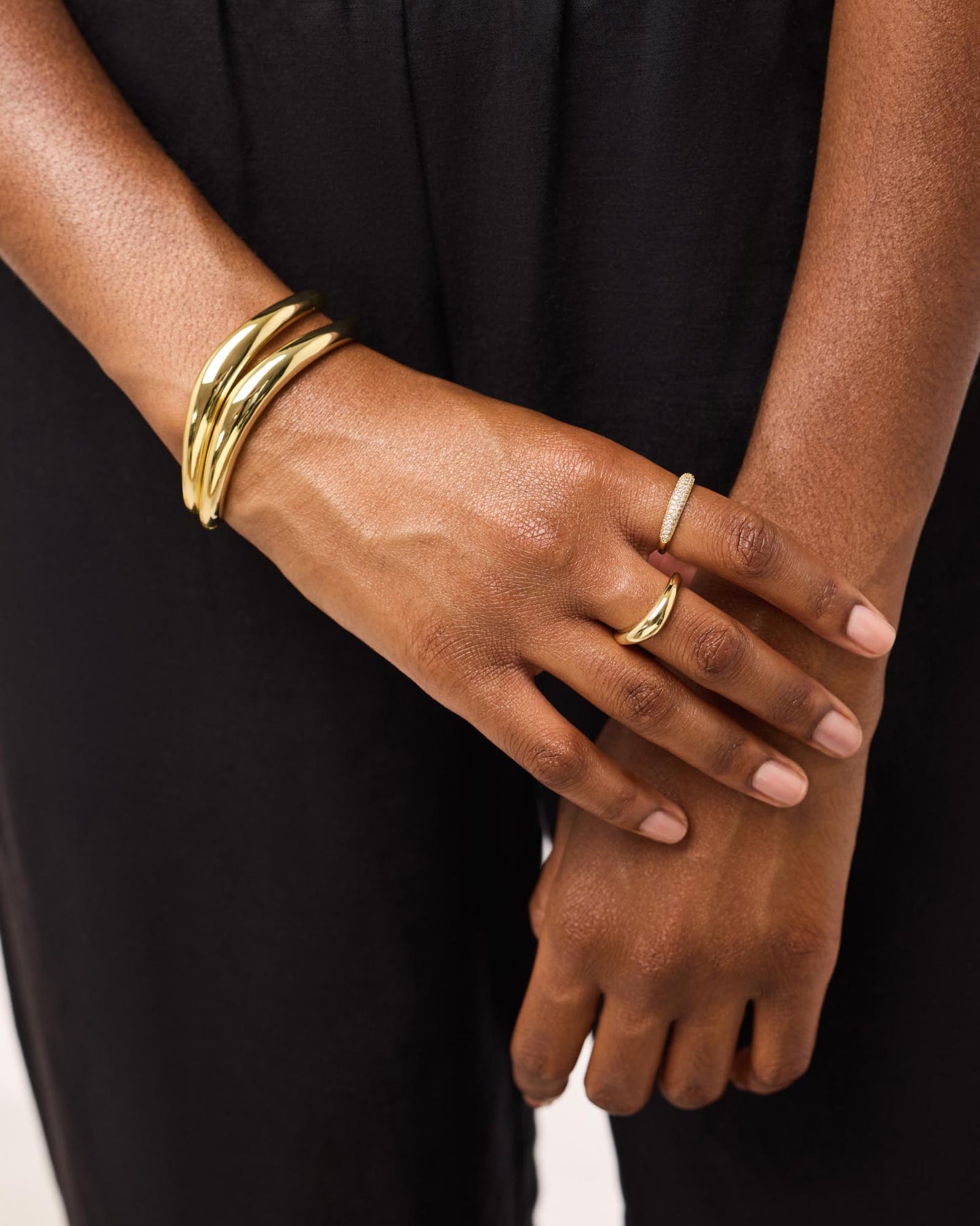 Gold Bangle Bracelet - Talia | Ana Luisa Jewelry