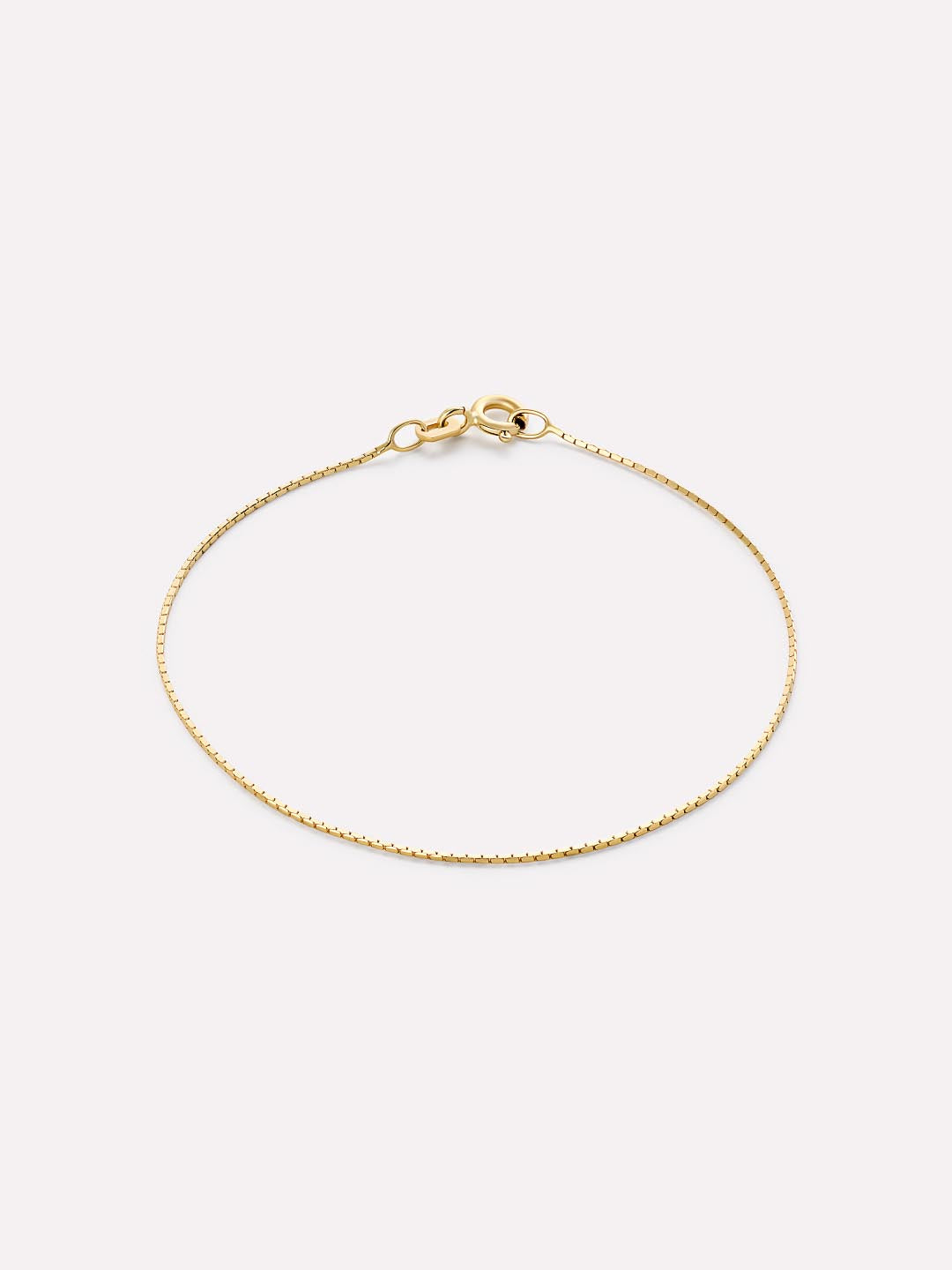 Solid Yellow Gold - Silk Chain Bracelet | Ana Luisa Jewelry