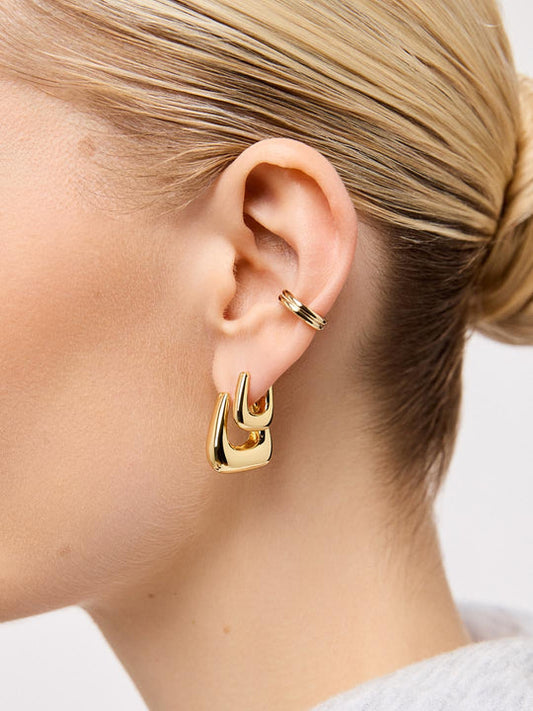 Shop Chuncky Gold Hoop Earrings