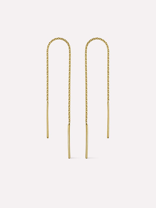 Gold Threader Earrings - Gold Threaders | Ana Luisa Jewelry