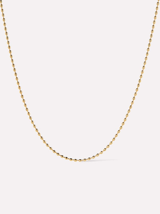 Dainty Gold Necklace - Gold Ball Chain Necklace | Ana Luisa Jewelry