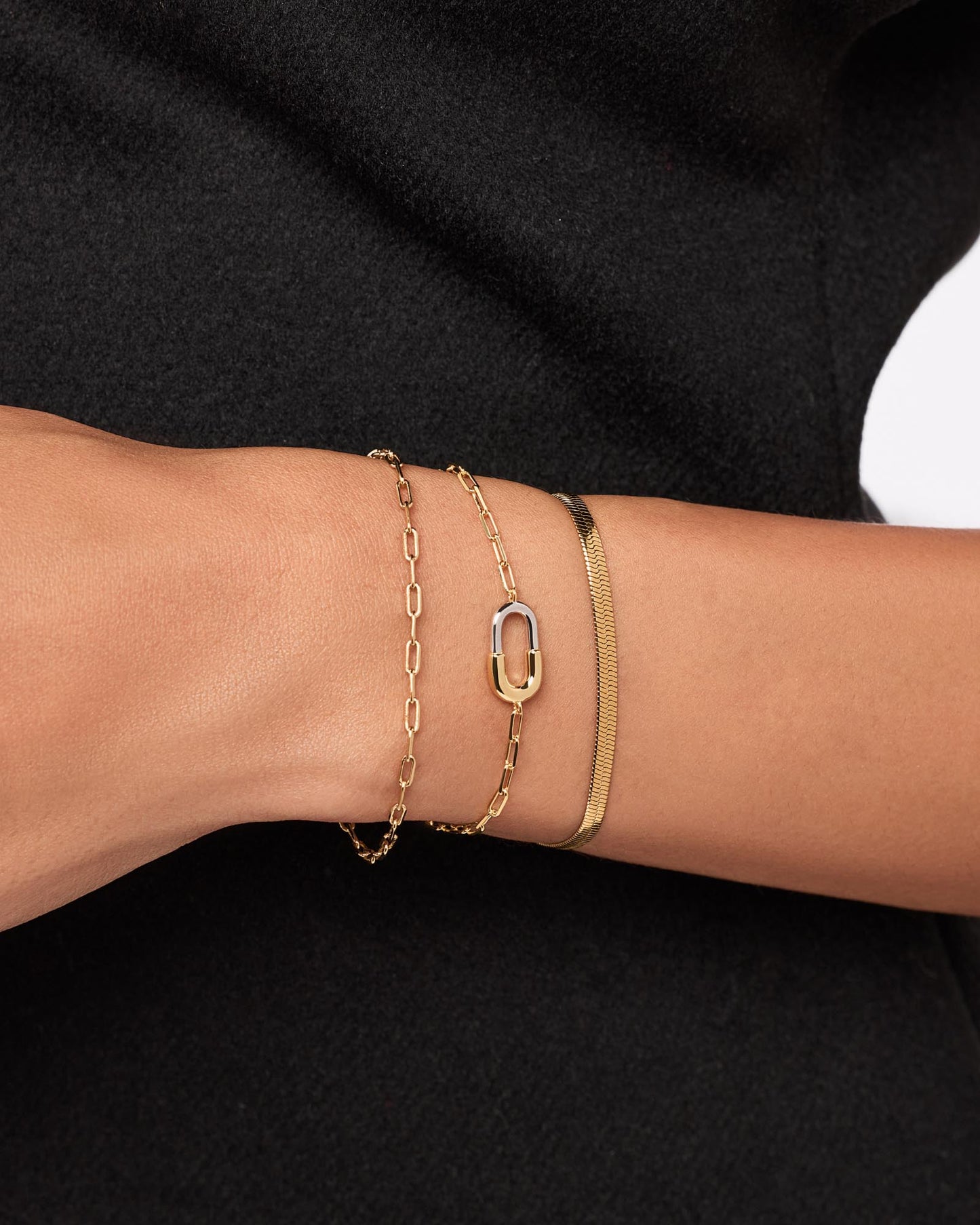 Gold Charm Bracelet - Blake Bracelet