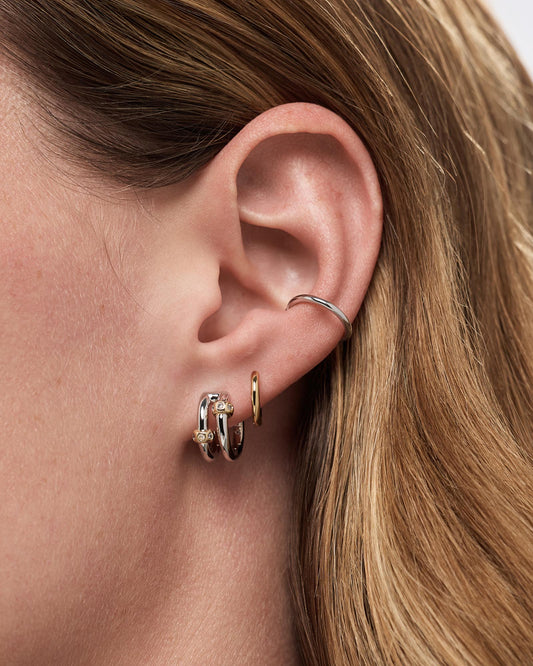 Silver Earrings - Cyrus Double | Ana Luisa Jewelry