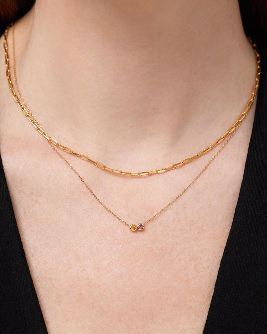 Birthstone Necklace - 2 Stone Birthstone Necklace | Ana Luisa Jewelry