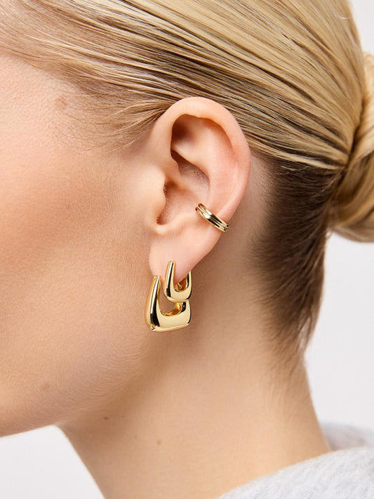 Shop Chuncky Gold Hoop Earrings